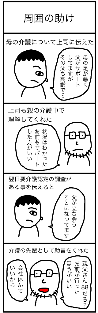 周囲の助け