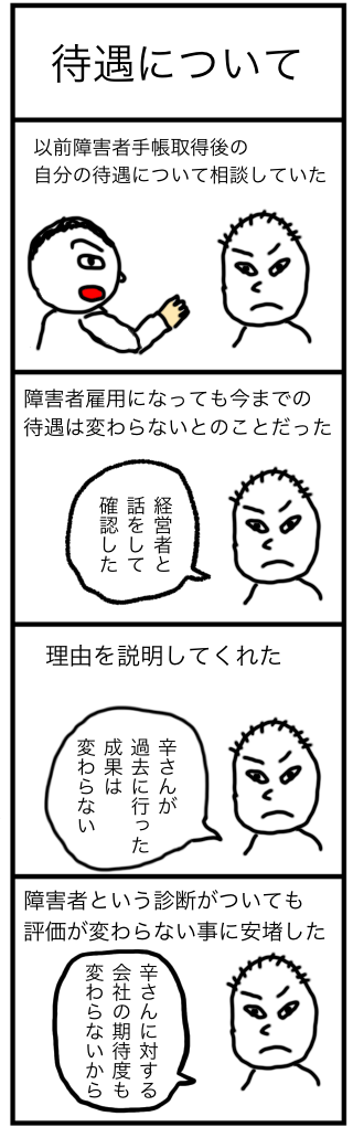 待遇について